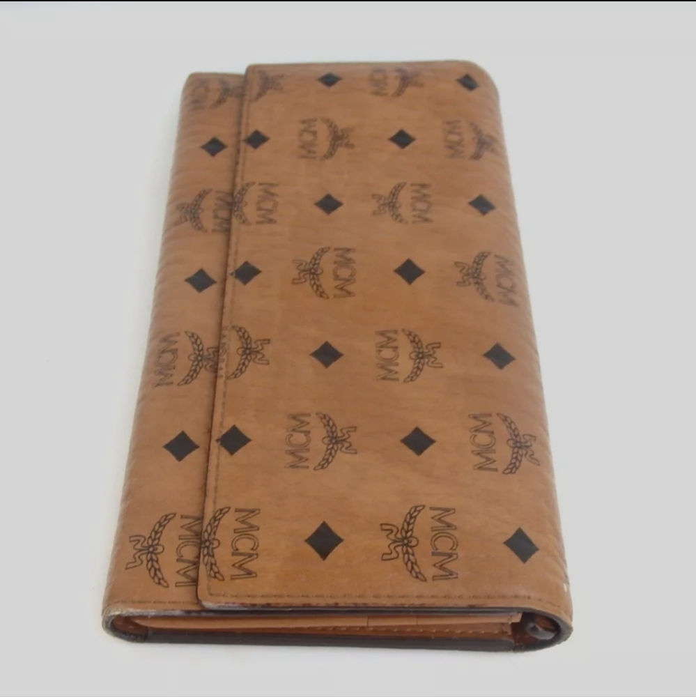 MCM PVC/Leather Visetos Long Wallet - Picture 12 of 13